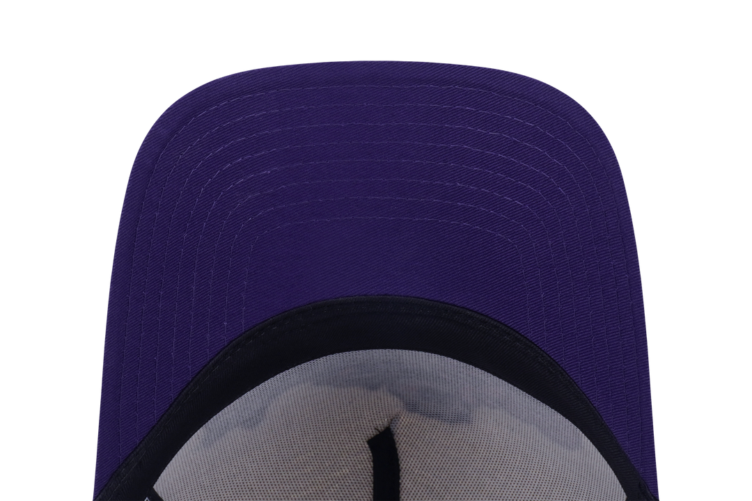 9FORTY A-Frame Trucker New Era x BT21 The Journey Collection Chrome Black Snapback