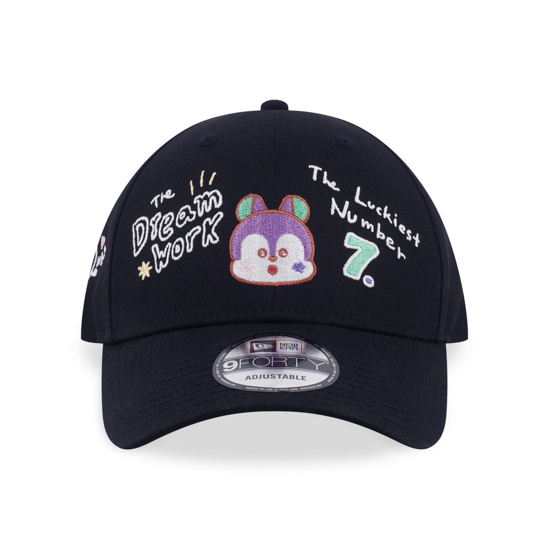 9FORTY New Era x BT21 The Journey Collection Mang Black Adjustable