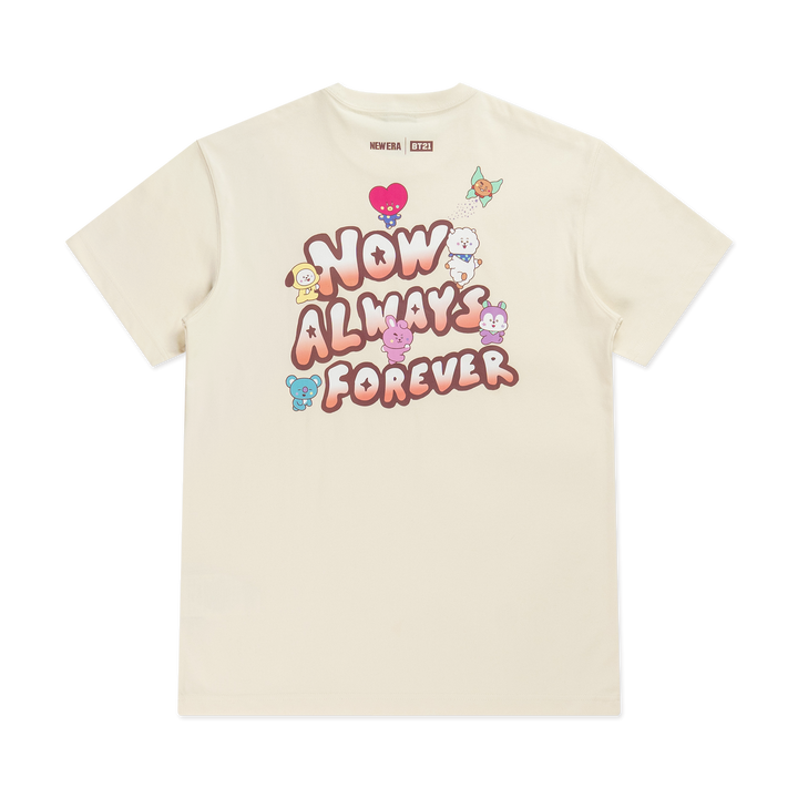 New Era x BT21 The Journey Collection Chrome White Short Sleeve T-Shirt