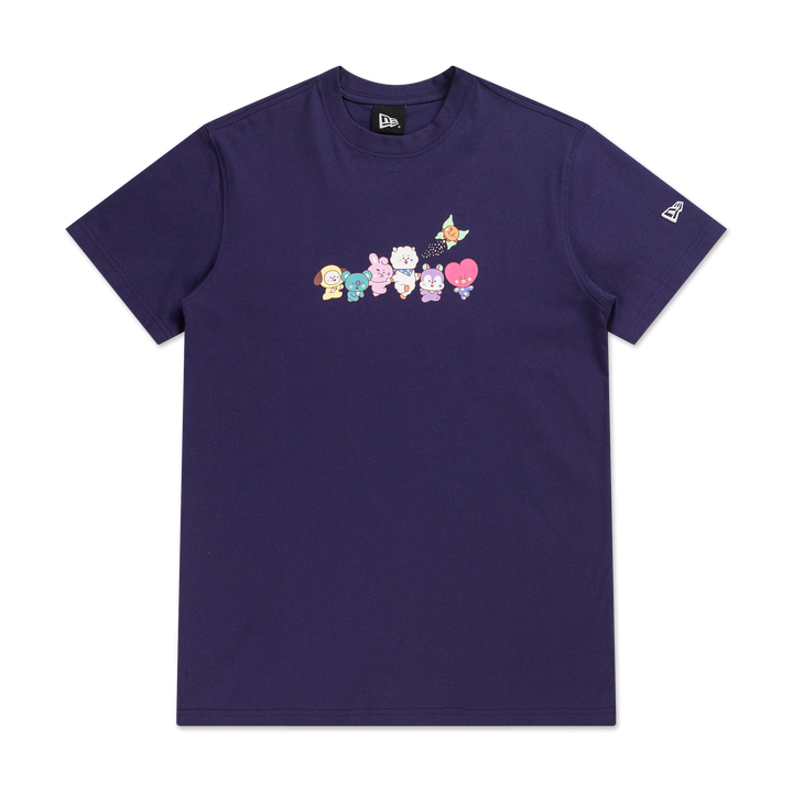 New Era x BT21 The Journey Collection Forever 7 Purple Short Sleeve T-Shirt