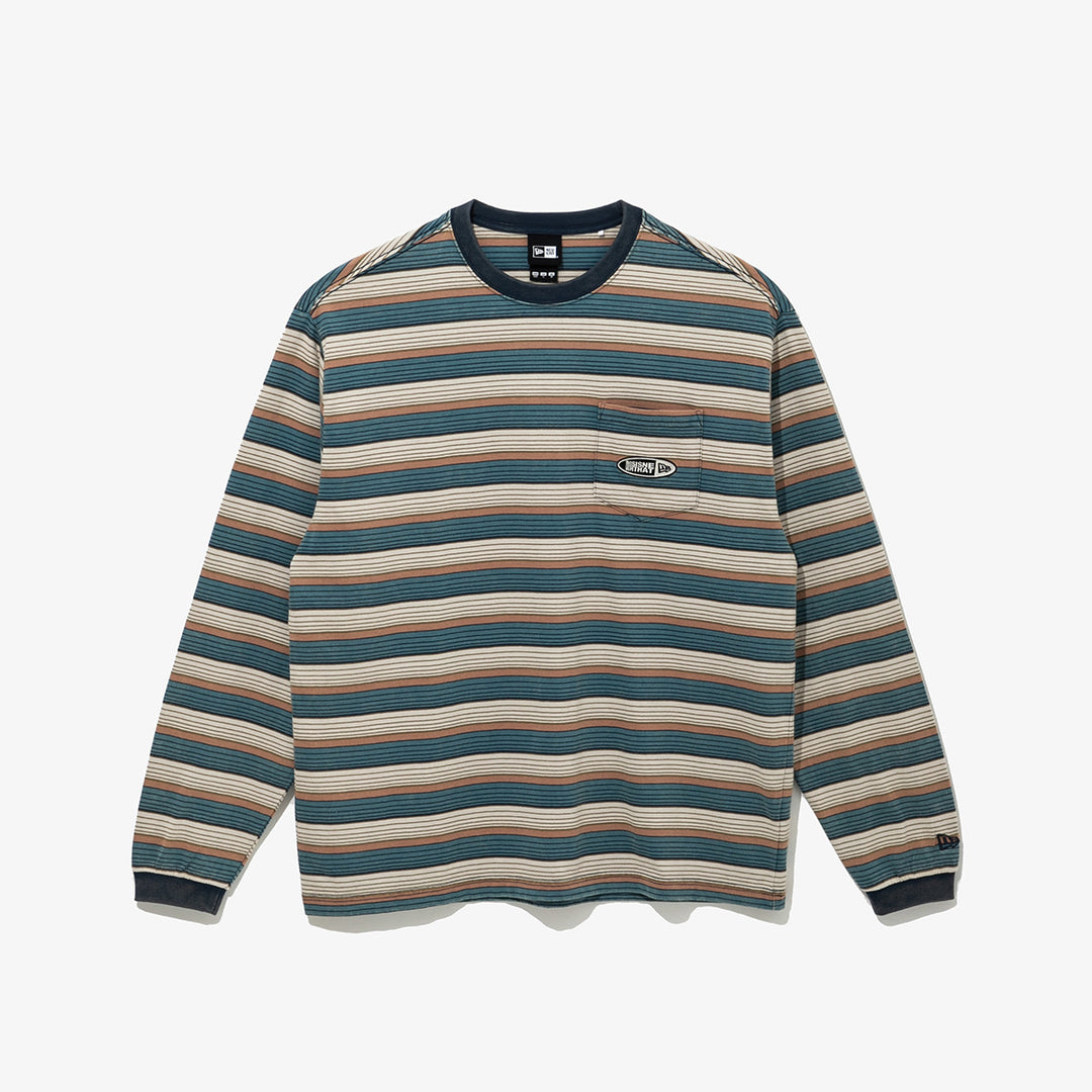 New Era x thisisneverthat Border Beige Long Sleeve T-Shirt