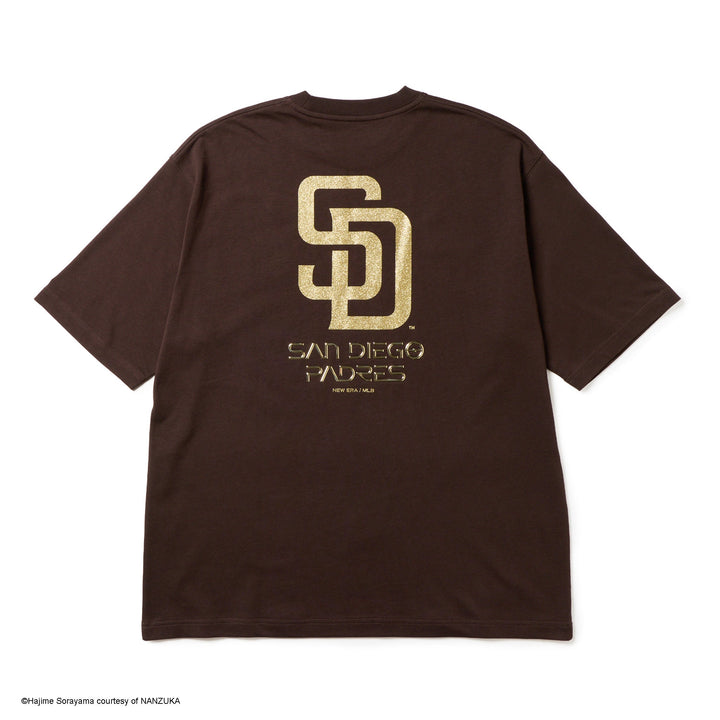 San Diego Padres New Era x MLB x Hajime Sorayama Brown Oversized Short Sleeve T-Shirt