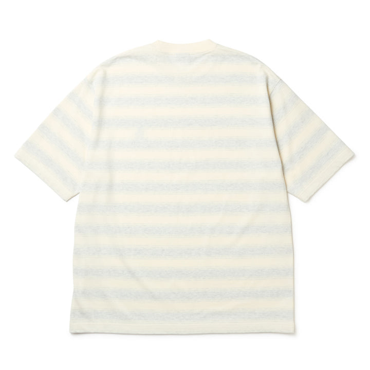 Los Angeles Dodgers Border Off White Oversized Short Sleeve T-Shirt