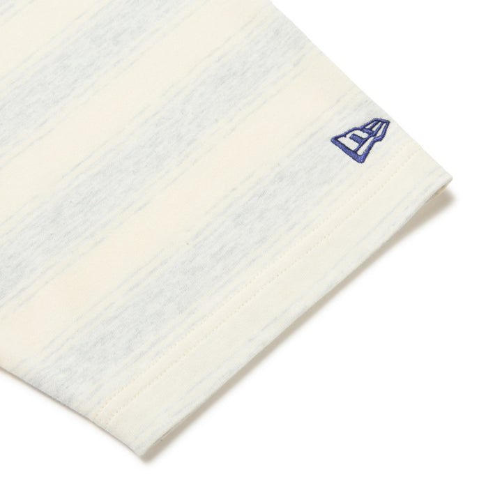 Los Angeles Dodgers Border Off White Oversized Short Sleeve T-Shirt