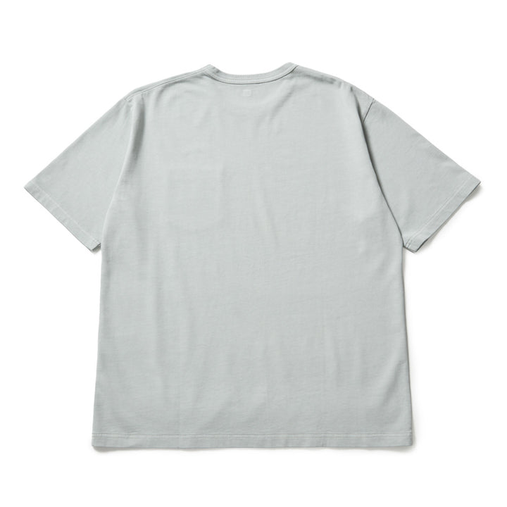 New Era Garment Dyed Box Logo Woven Patch Gray Short Sleeve T-Shirt