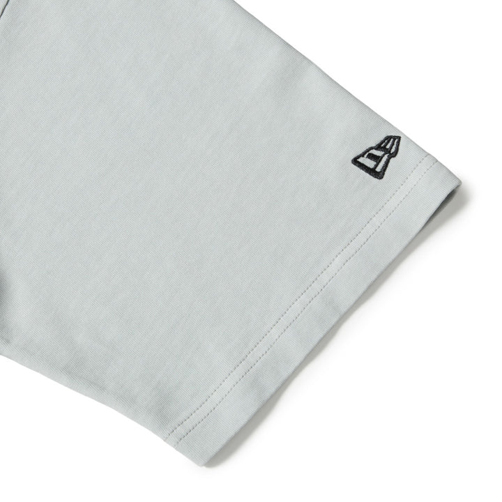 New Era Garment Dyed Box Logo Woven Patch Gray Short Sleeve T-Shirt