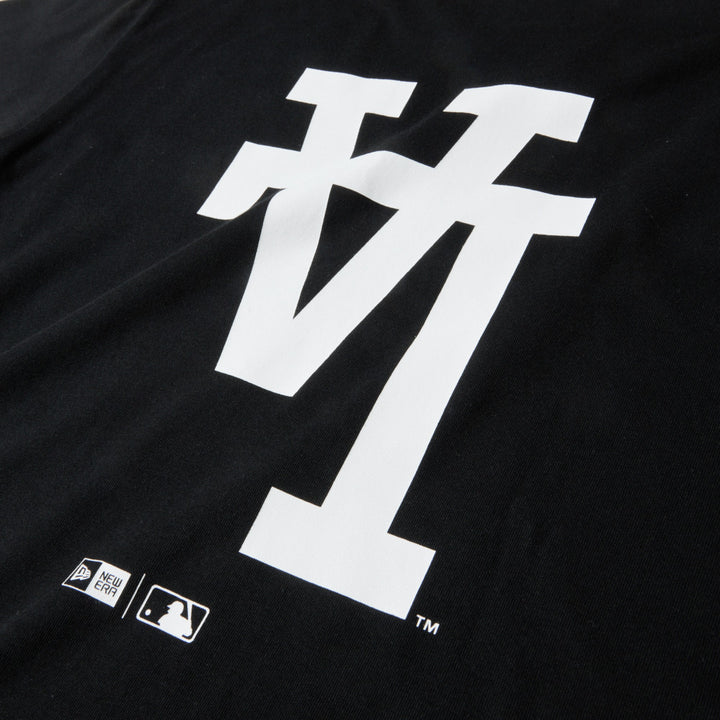 Los Angeles Dodgers Upside Down Black Short Sleeve T-Shirt