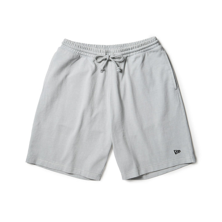 New Era Garment Dyed Heavyweight Cotton Gray Shorts