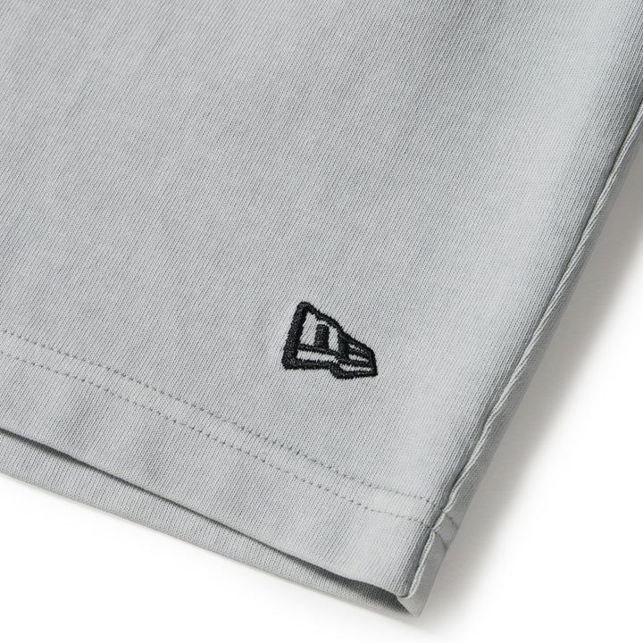 New Era Garment Dyed Heavyweight Cotton Gray Shorts