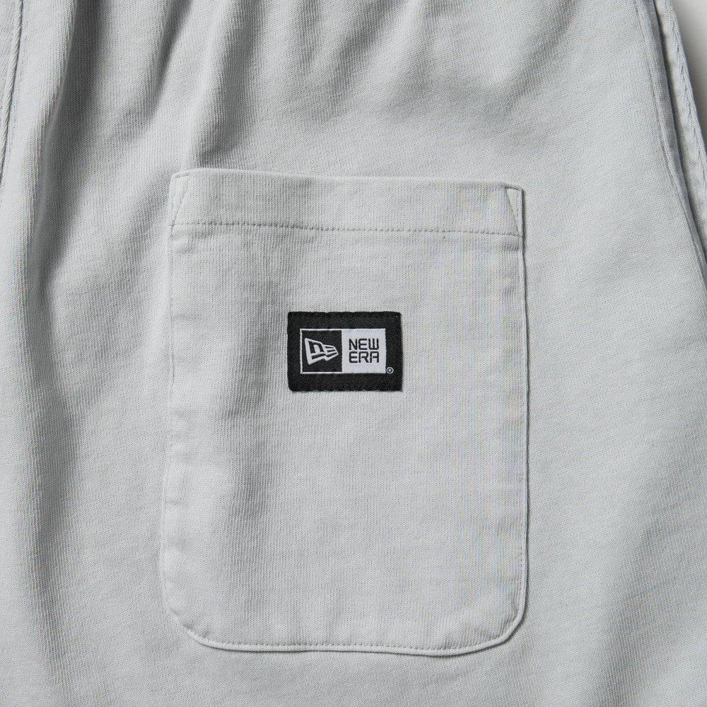 New Era Garment Dyed Heavyweight Cotton Gray Shorts