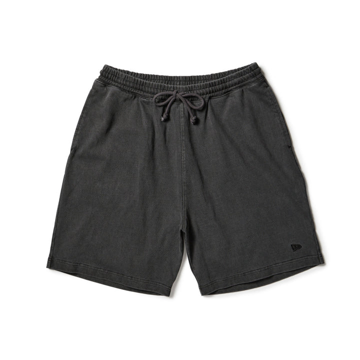 New Era Garment Dyed Heavyweight Cotton Charcoal Gray Shorts