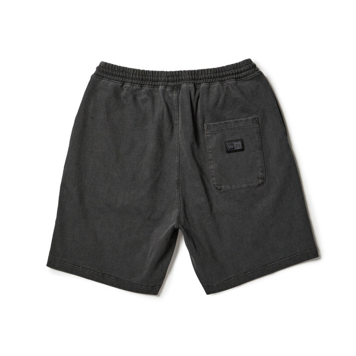 New Era Garment Dyed Heavyweight Cotton Charcoal Gray Shorts