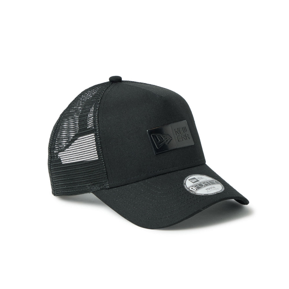 9FORTY A-Frame Trucker Kids TPU Box Tonal Black Snapback