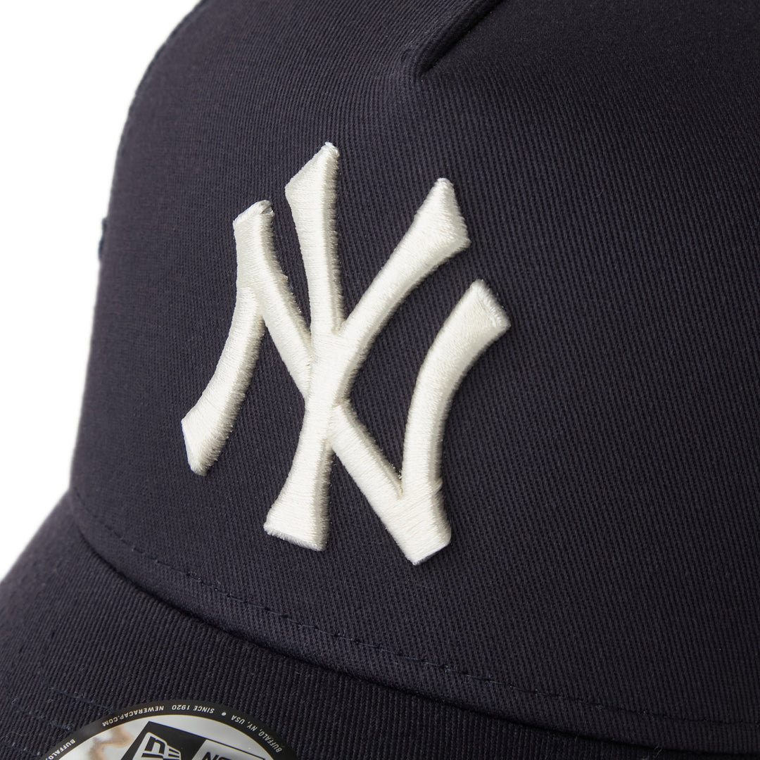9FORTY A-Frame Trucker Kids New York Yankees Embroidered Mesh Navy Snapback