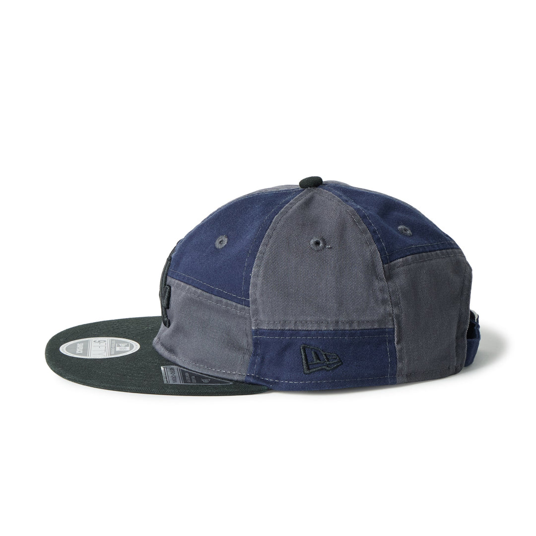 9FIFTY Retro Crown Los Angeles Dodgers Patchwork Black Visor Graphite Adjustable