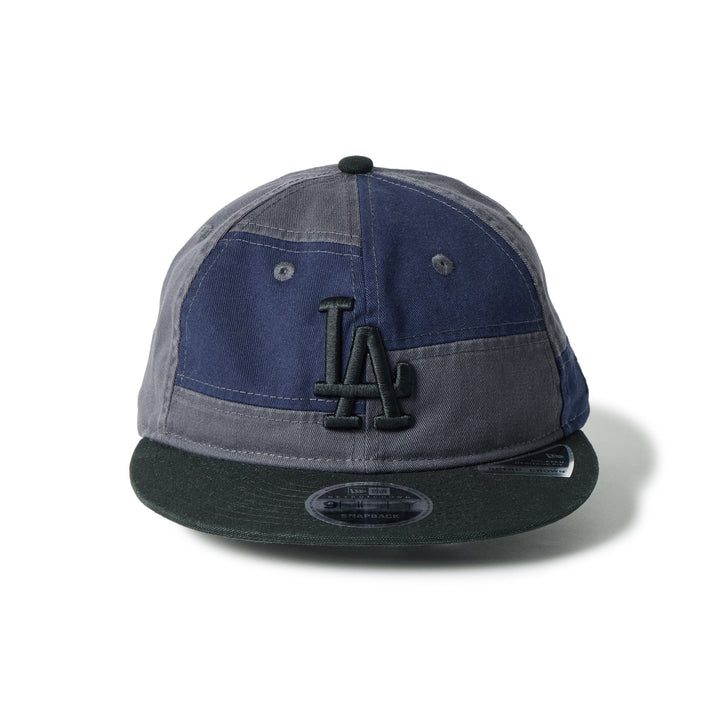 9FIFTY Retro Crown Los Angeles Dodgers Patchwork Black Visor Graphite Adjustable