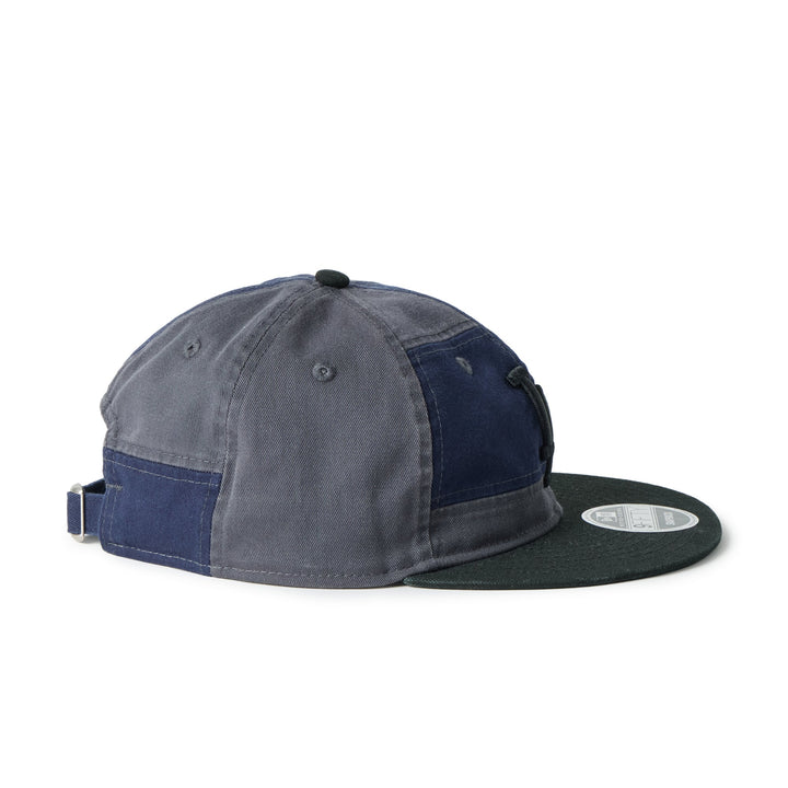 9FIFTY Retro Crown Los Angeles Dodgers Patchwork Black Visor Graphite Adjustable