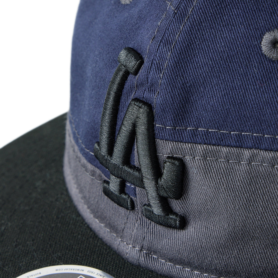 9FIFTY Retro Crown Los Angeles Dodgers Patchwork Black Visor Graphite Adjustable