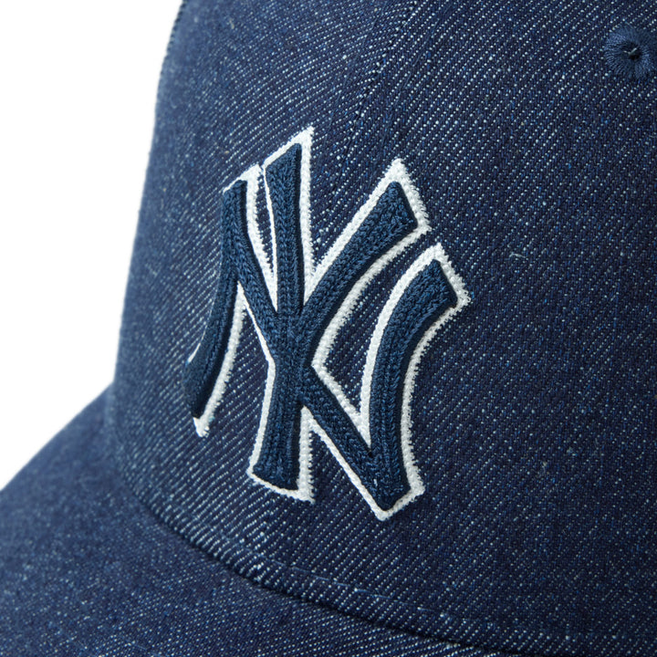 59FIFTY New York Yankees Chain Stitch Denim Navy Fitted