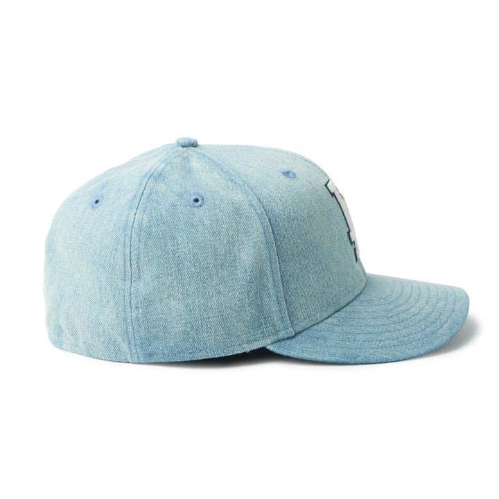 59FIFTY Los Angeles Dodgers Chain Stitch Washed Denim Fitted