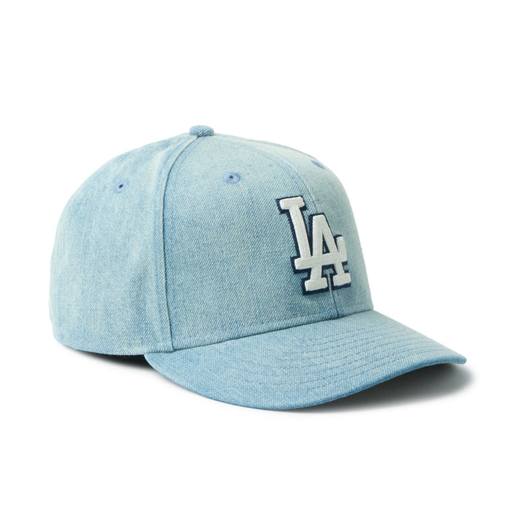 59FIFTY Los Angeles Dodgers Chain Stitch Washed Denim Fitted