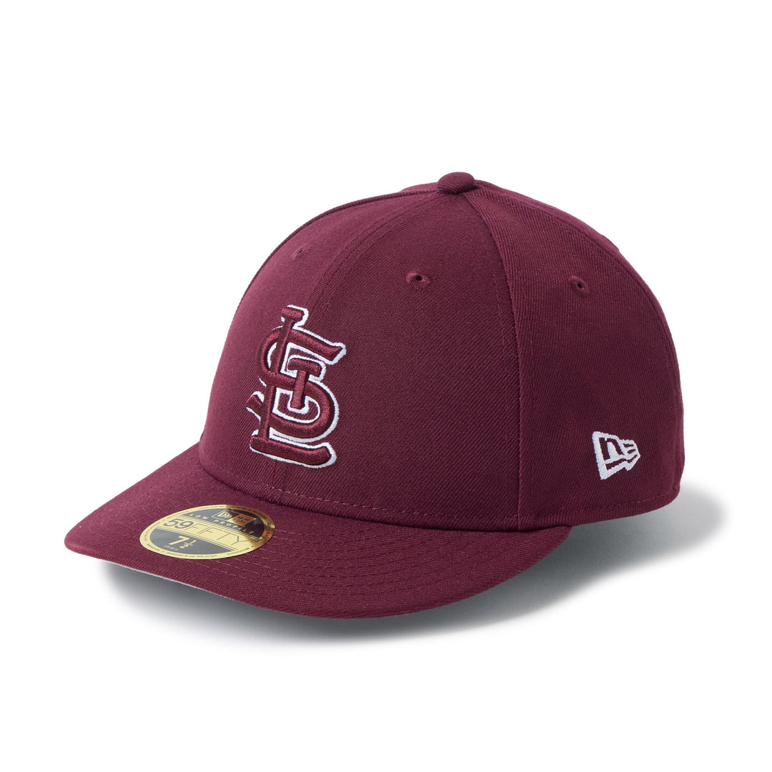 59FIFTY Low Profile St. Louis Cardinals Color Variation Frosted Burgundy Fitted