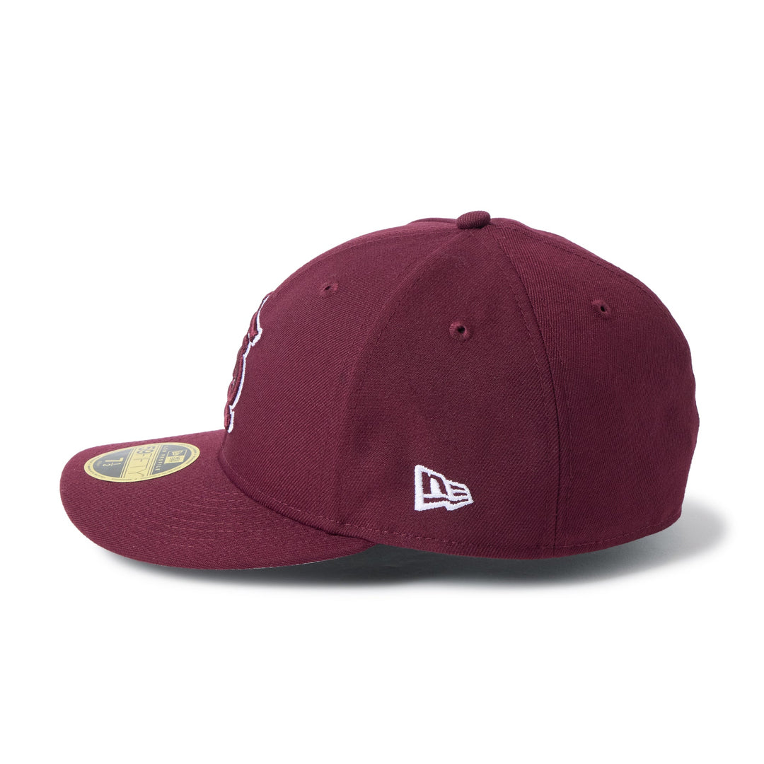 59FIFTY Low Profile St. Louis Cardinals Color Variation Frosted Burgundy Fitted