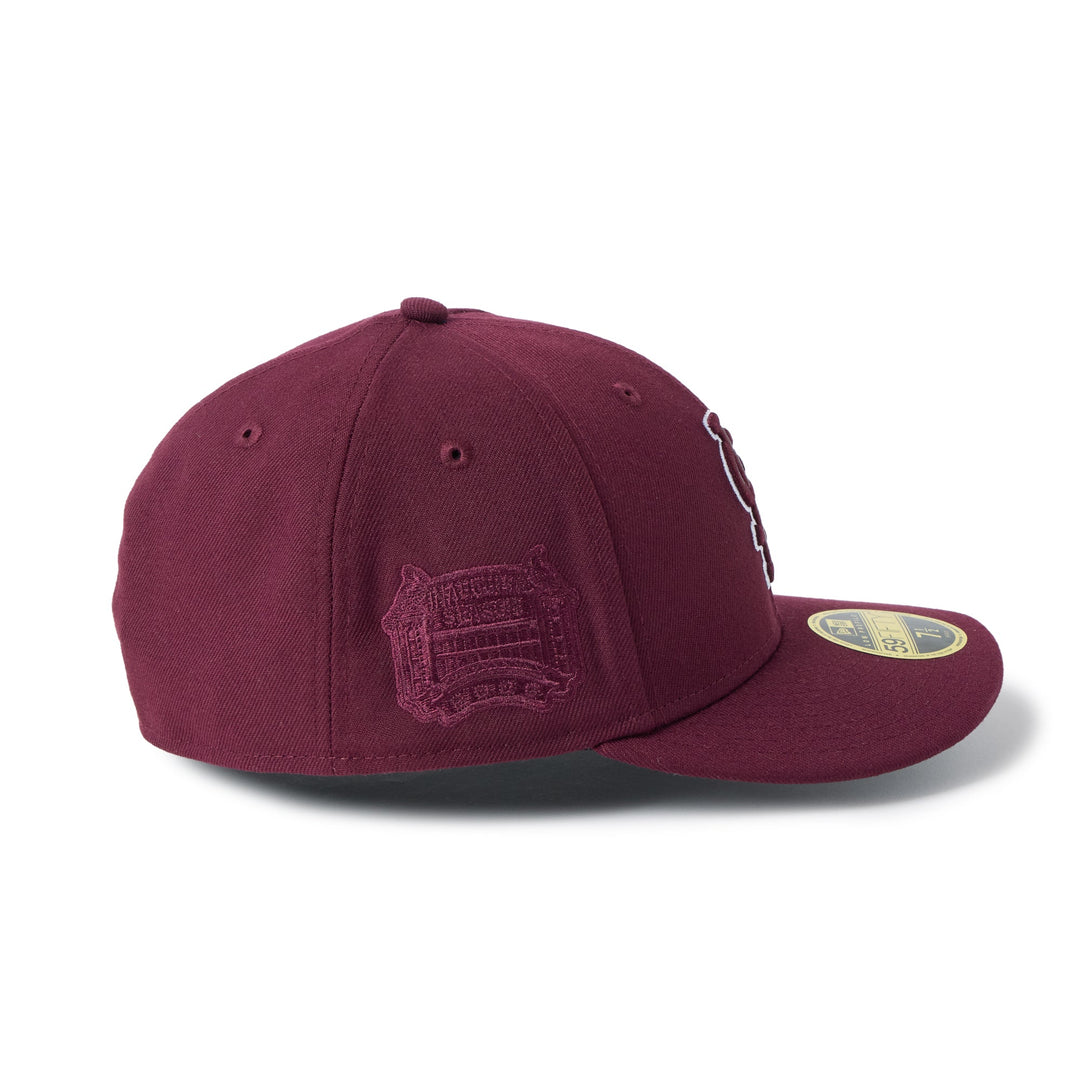 59FIFTY Low Profile St. Louis Cardinals Color Variation Frosted Burgundy Fitted