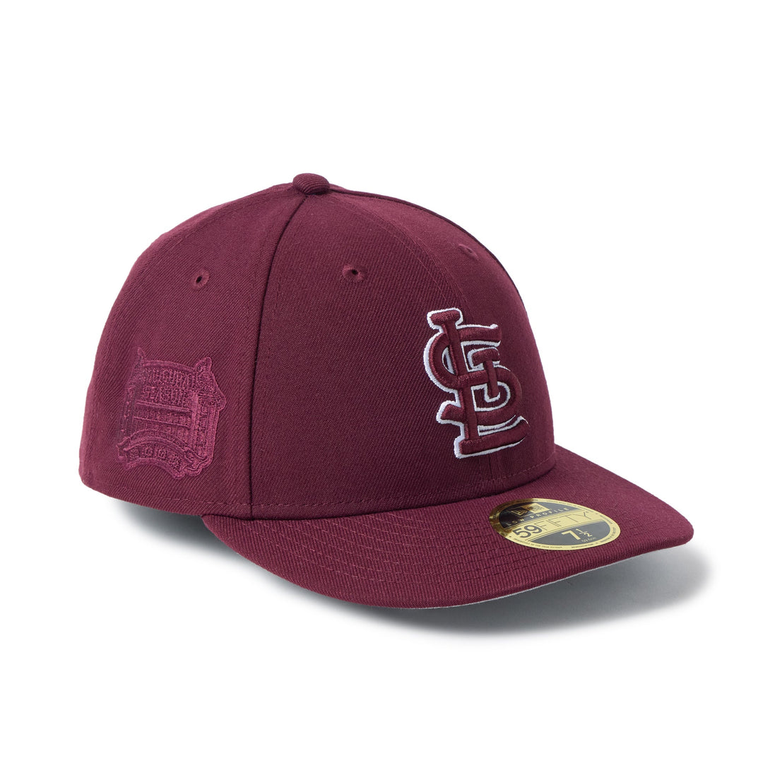 59FIFTY Low Profile St. Louis Cardinals Color Variation Frosted Burgundy Fitted