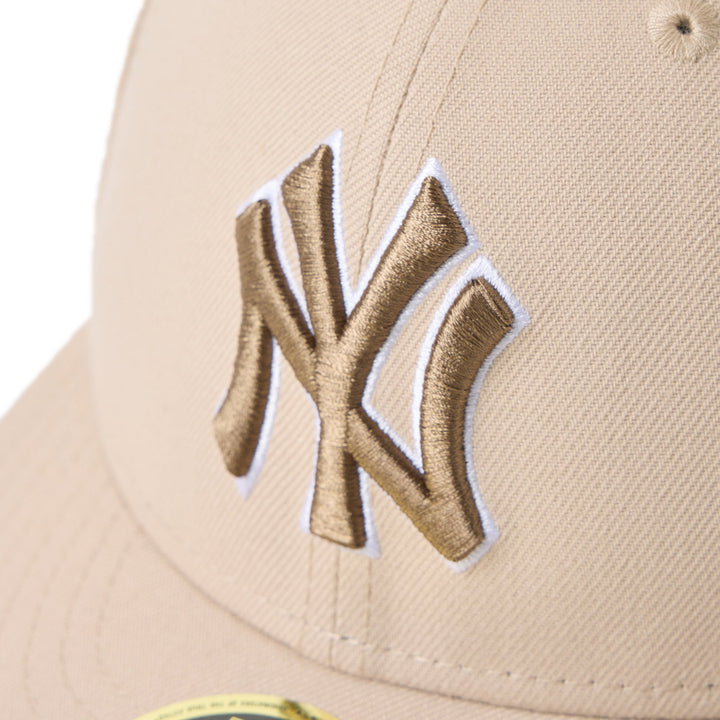 59FIFTY Low Profile New York Yankees Color Variation Beige Fitted