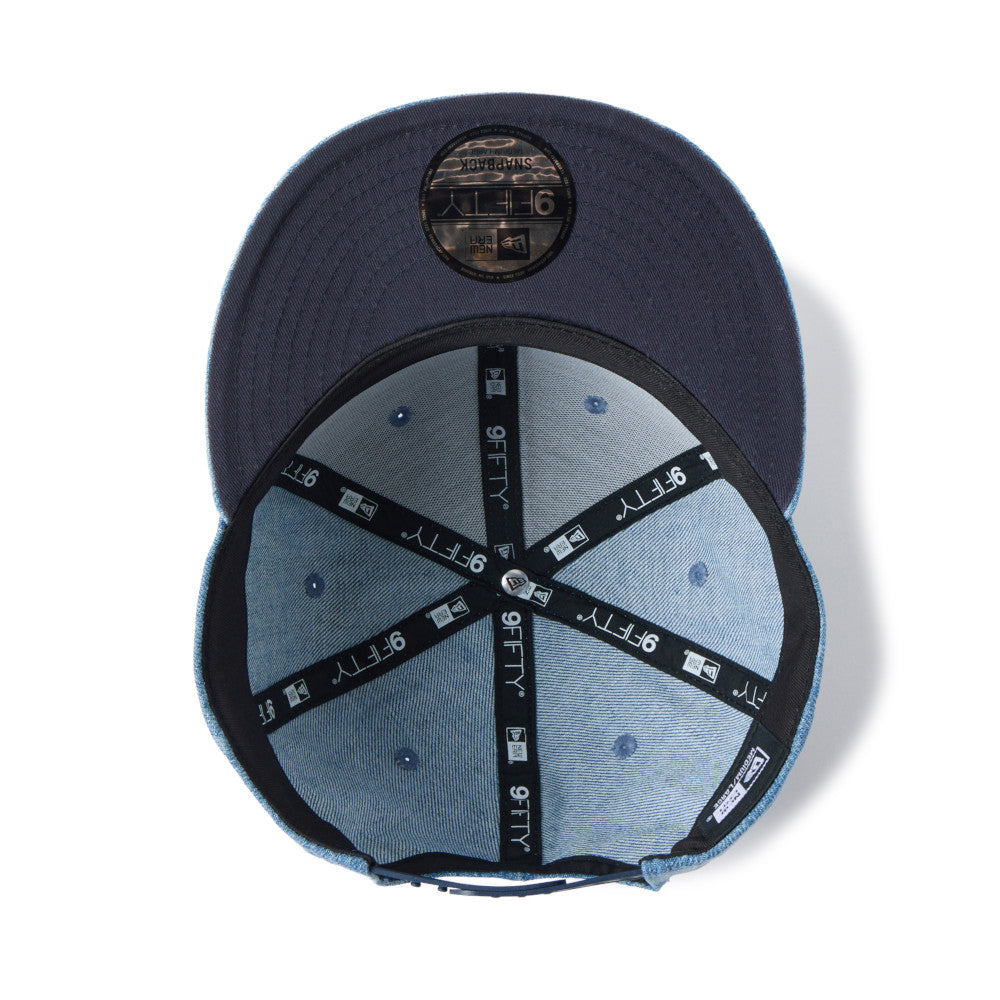 9FIFTY Laser Burnout Washed Denim Snapback