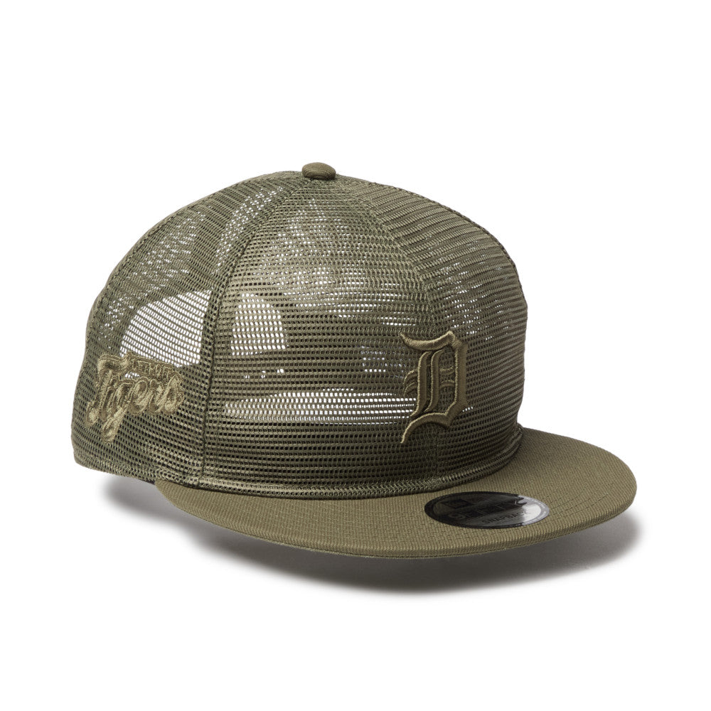 9FIFTY Detroit Tigers All Mesh Olive Snapback