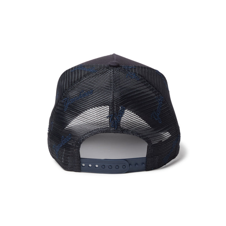 9FORTY A-Frame Trucker New York Yankees Embroidered Mesh Navy Snapback