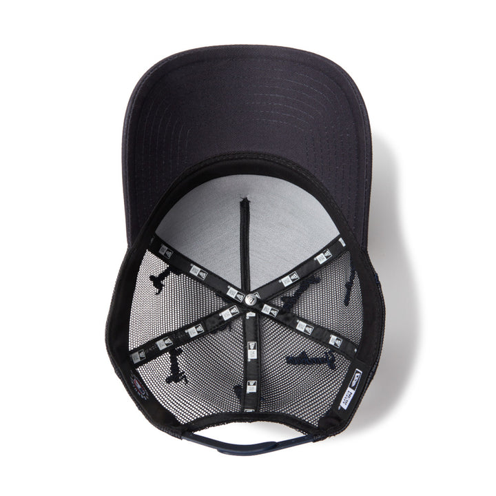 9FORTY A-Frame Trucker New York Yankees Embroidered Mesh Navy Snapback