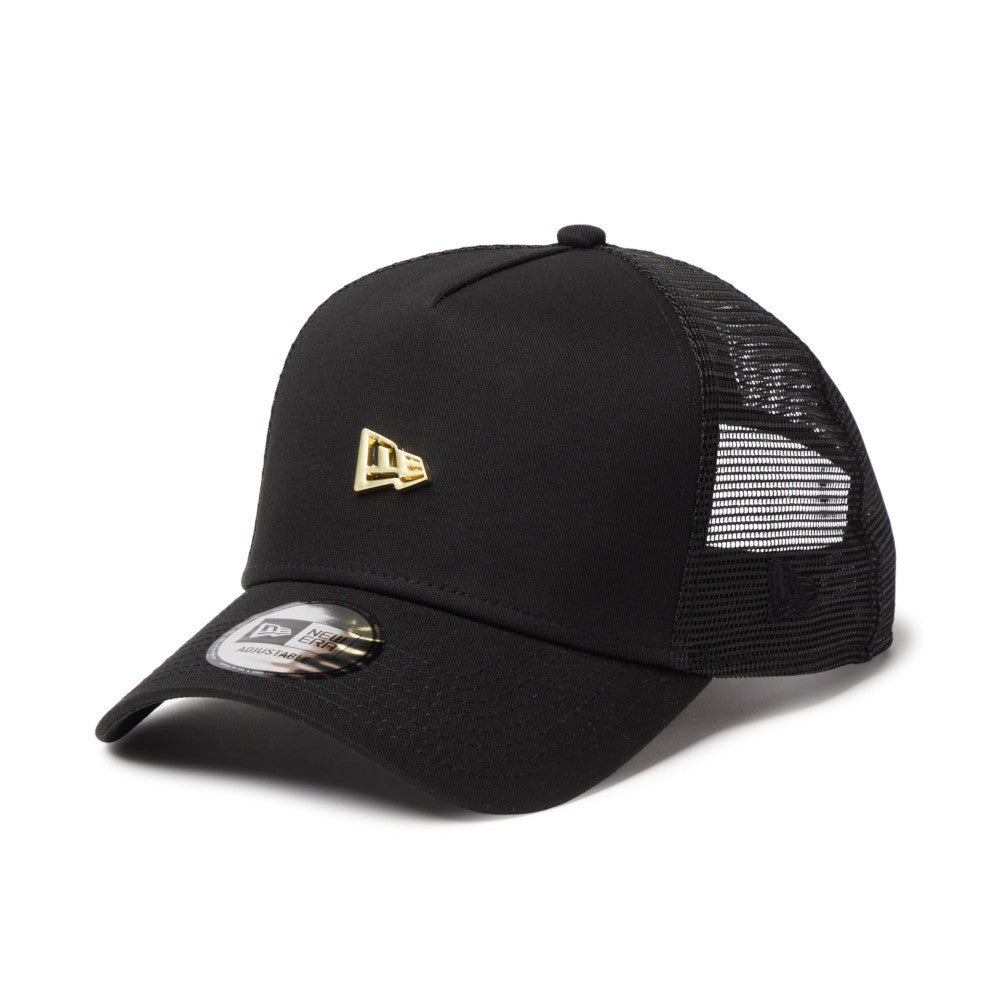 9FORTY A-Frame Trucker Metal Flag Black Snapback