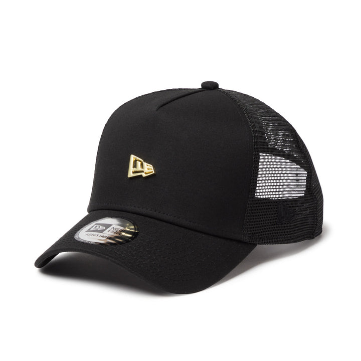 9FORTY A-Frame Trucker Metal Flag Black Snapback