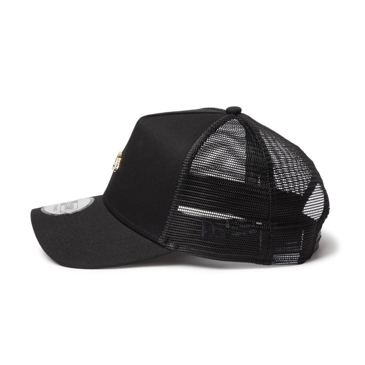 9FORTY A-Frame Trucker Metal Flag Black Snapback