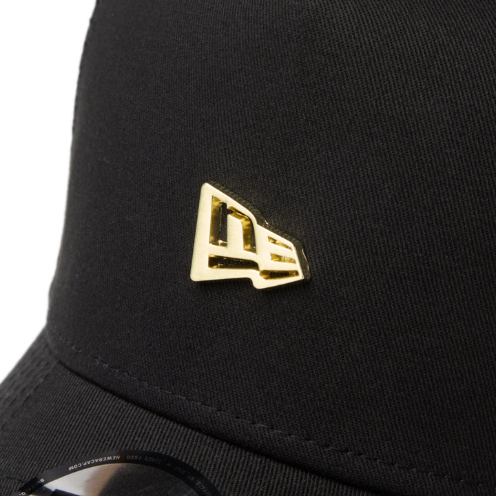 9FORTY A-Frame Trucker Metal Flag Black Snapback