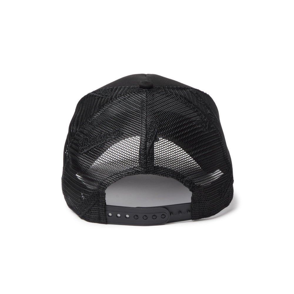 9FORTY A-Frame Trucker Los Angeles Dodgers Embroidered Mesh Black Snapback