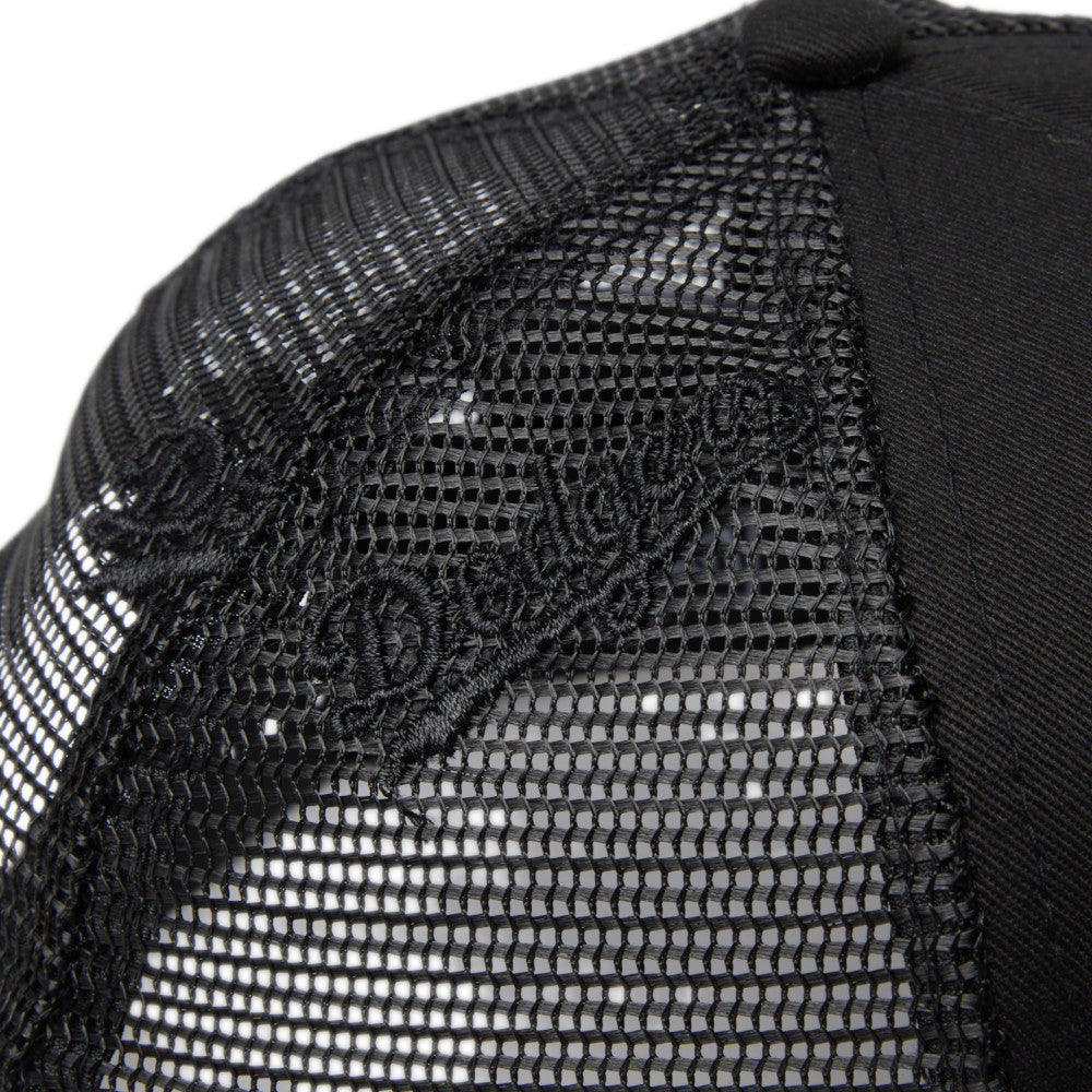 9FORTY A-Frame Trucker Los Angeles Dodgers Embroidered Mesh Black Snapback