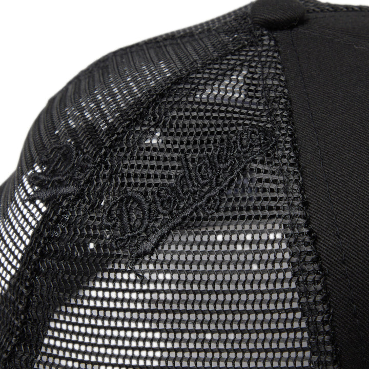 9FORTY A-Frame Trucker Los Angeles Dodgers Embroidered Mesh Black Snapback