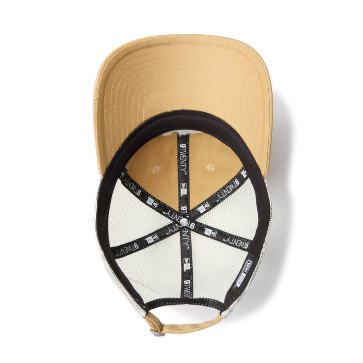 9TWENTY Trucker Tagging Logo Mini Bronze/Chrome White Adjustable