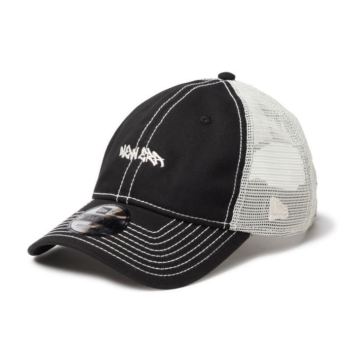9TWENTY Trucker Tagging Logo Mini Black/Chrome White Adjustable