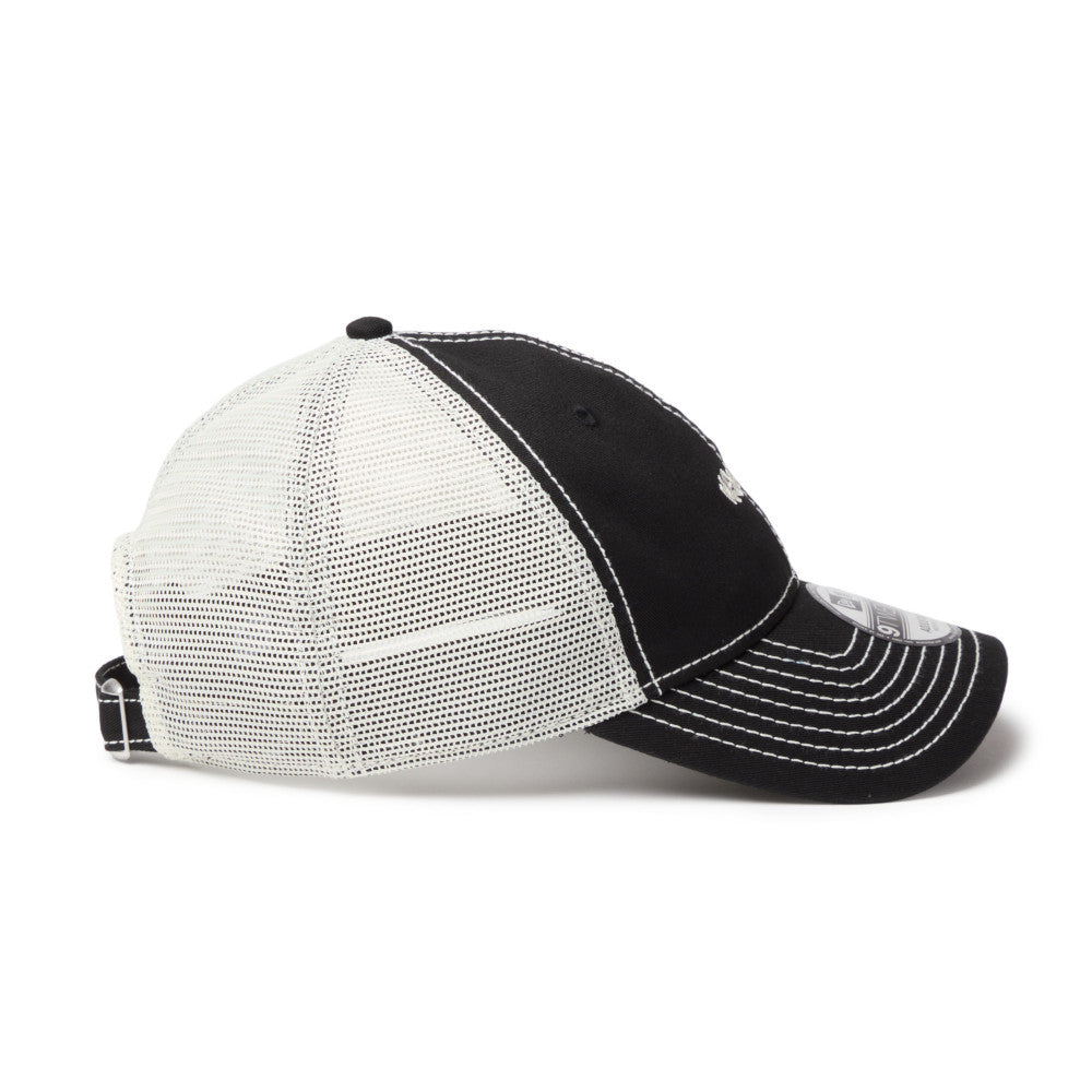 9TWENTY Trucker Tagging Logo Mini Black/Chrome White Adjustable