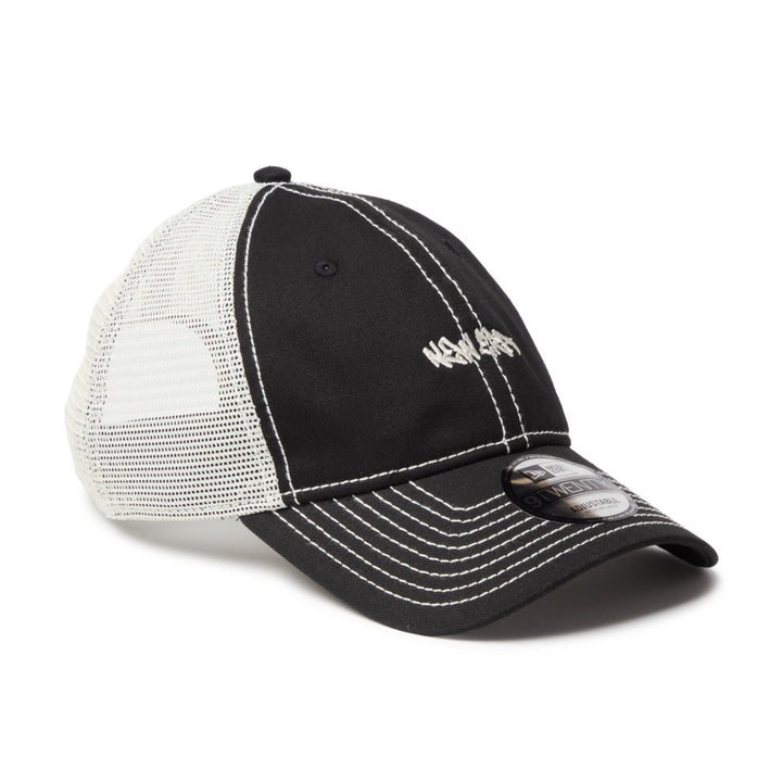 9TWENTY Trucker Tagging Logo Mini Black/Chrome White Adjustable