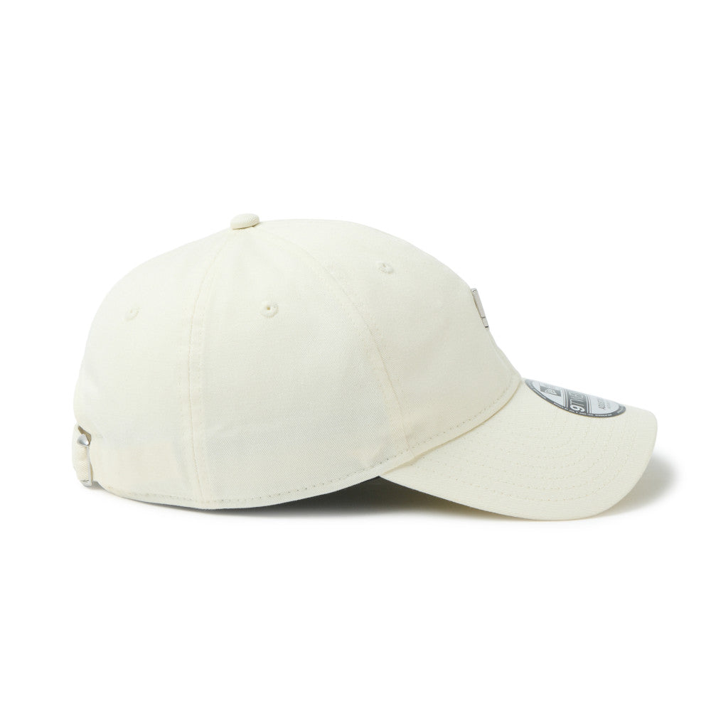 9TWENTY Los Angeles Dodgers Metal Logo Mini Chrome White Adjustable