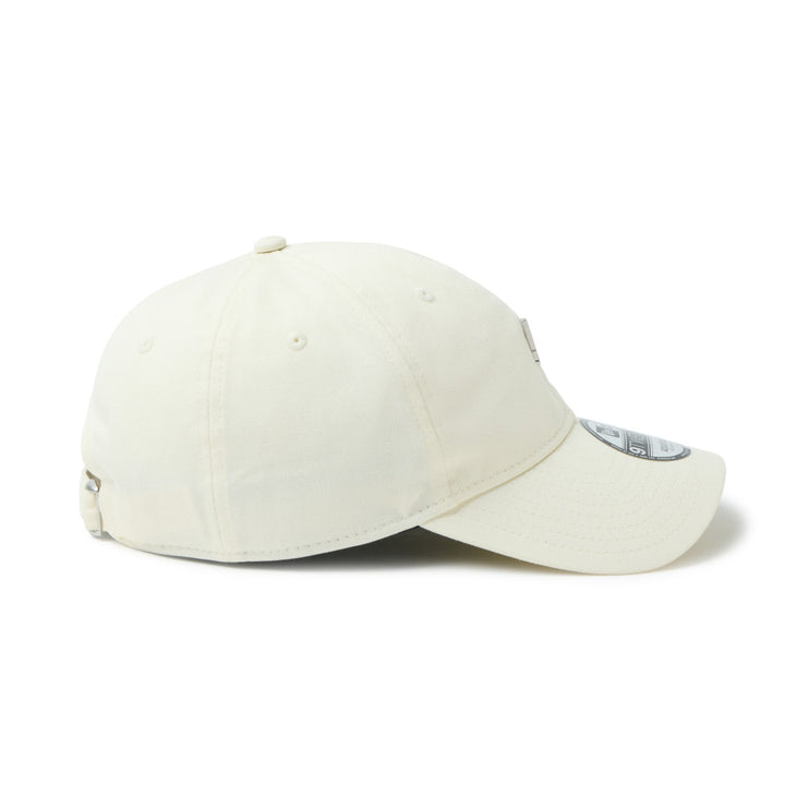 9TWENTY Los Angeles Dodgers Metal Logo Mini Chrome White Adjustable