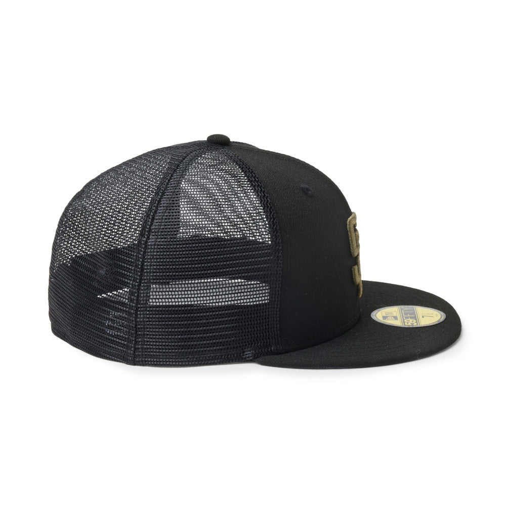 59FIFTY Trucker San Diego Padres MLB Hydrangea Black Fitted