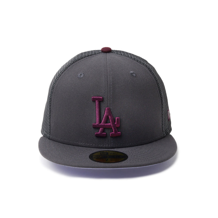 59FIFTY Trucker Los Angeles Dodgers MLB Hydrangea Gray Fitted