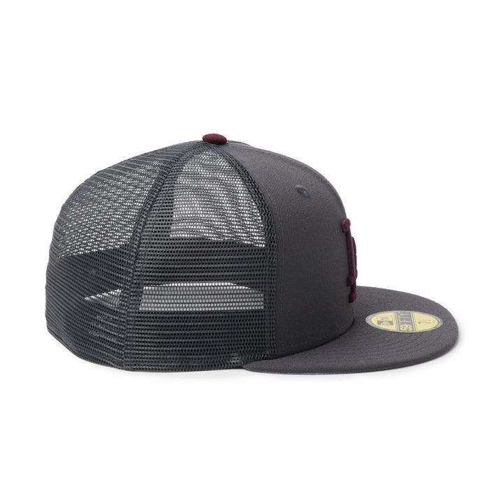 59FIFTY Trucker Los Angeles Dodgers MLB Hydrangea Gray Fitted